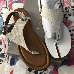 Franco Sarto Goldy Sandal NEW IN BOX